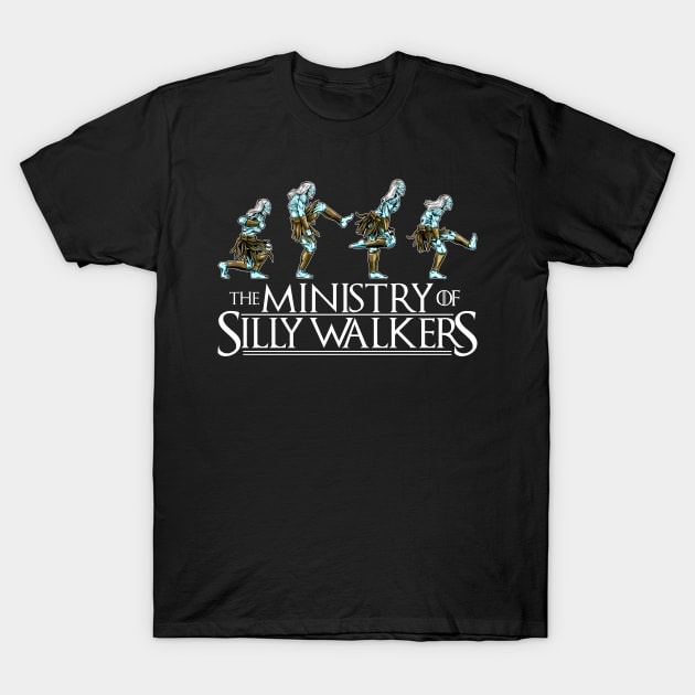 The Ministry of Silly Walkers T-Shirt by boltfromtheblue